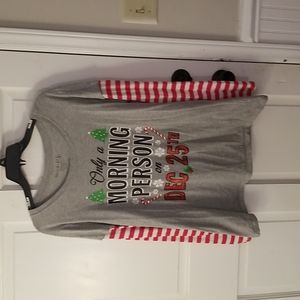 Wound Up Long Sleeve Christmas Tee